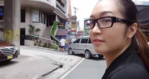 18 year old cutie Christine Paradise pulling denim shorts aside